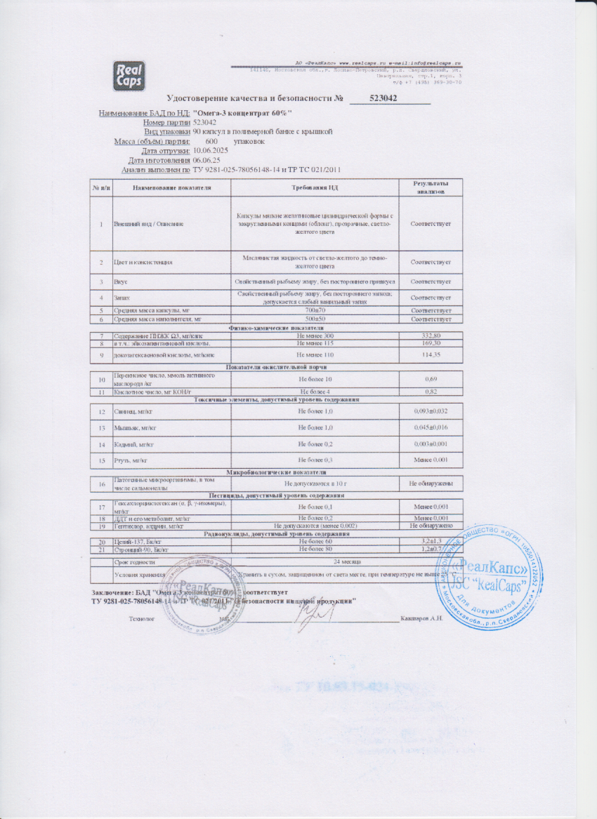 Паспорт №062025